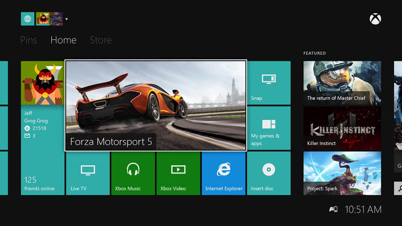 xbox one dashboard update