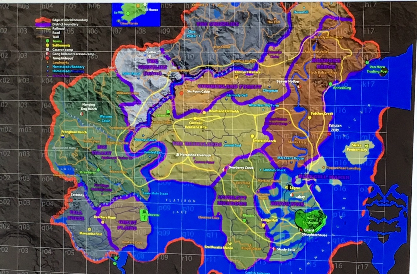 Leaked Red Dead Redemption 2 Map Appears To Be Real After Alll