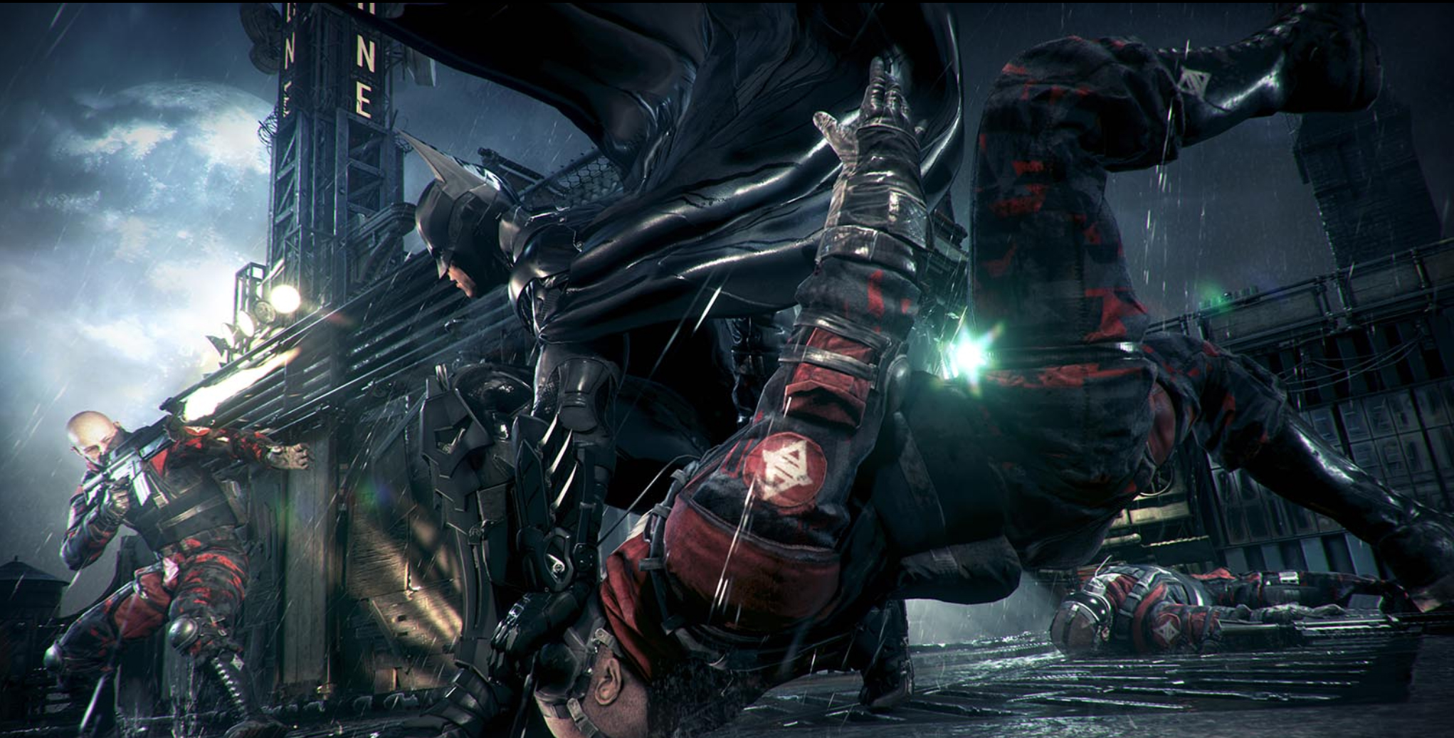 New Batman Arkham Knight Screenshots Show Off Batmobile Bad Guys 
