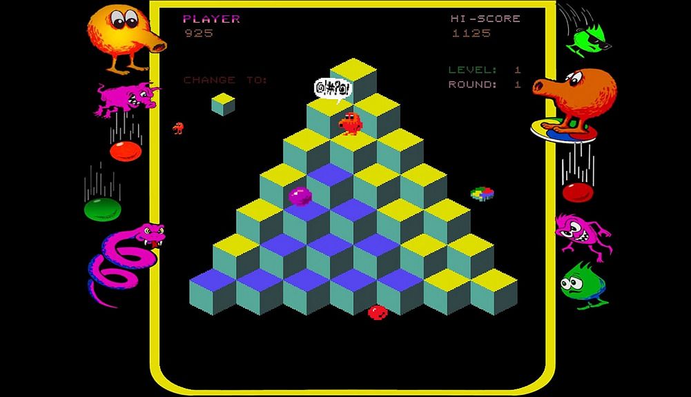 Q*Bert Rebooted contains original and reimagined versions