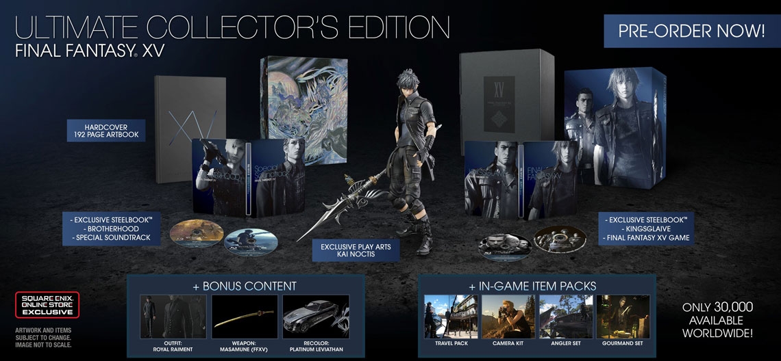 What's inside the 270 Final Fantasy 15 special edition VG247