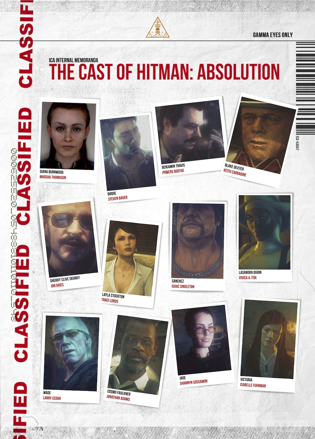 Hitman Absolution Cast Revealed In Full Vg247