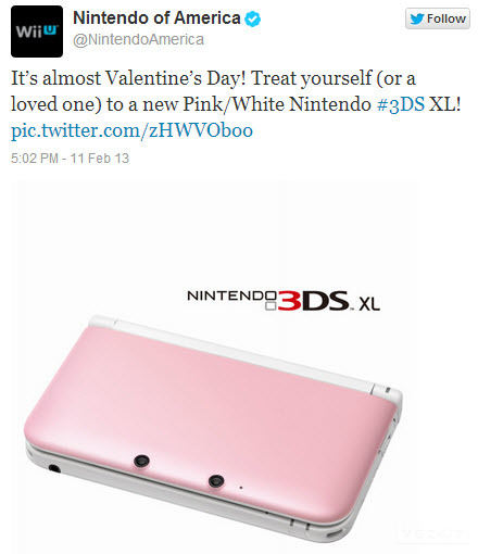 New nintendo 3ds xl deals pink and white