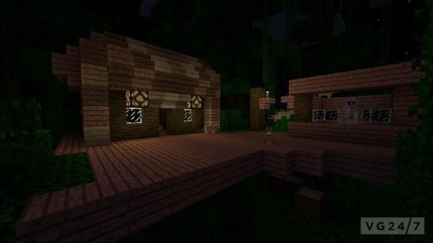 minecraft houses xbox 360