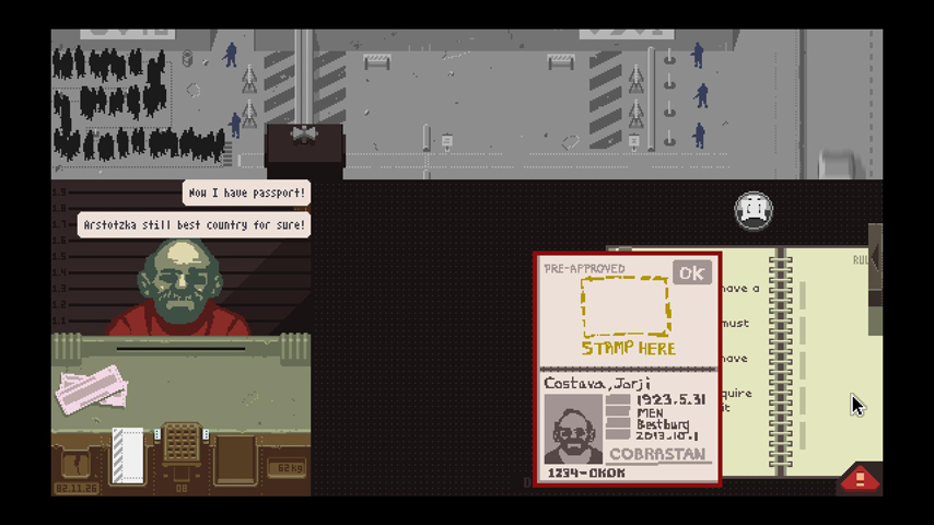 Papers, Please Review (PC) – The Average Gamer