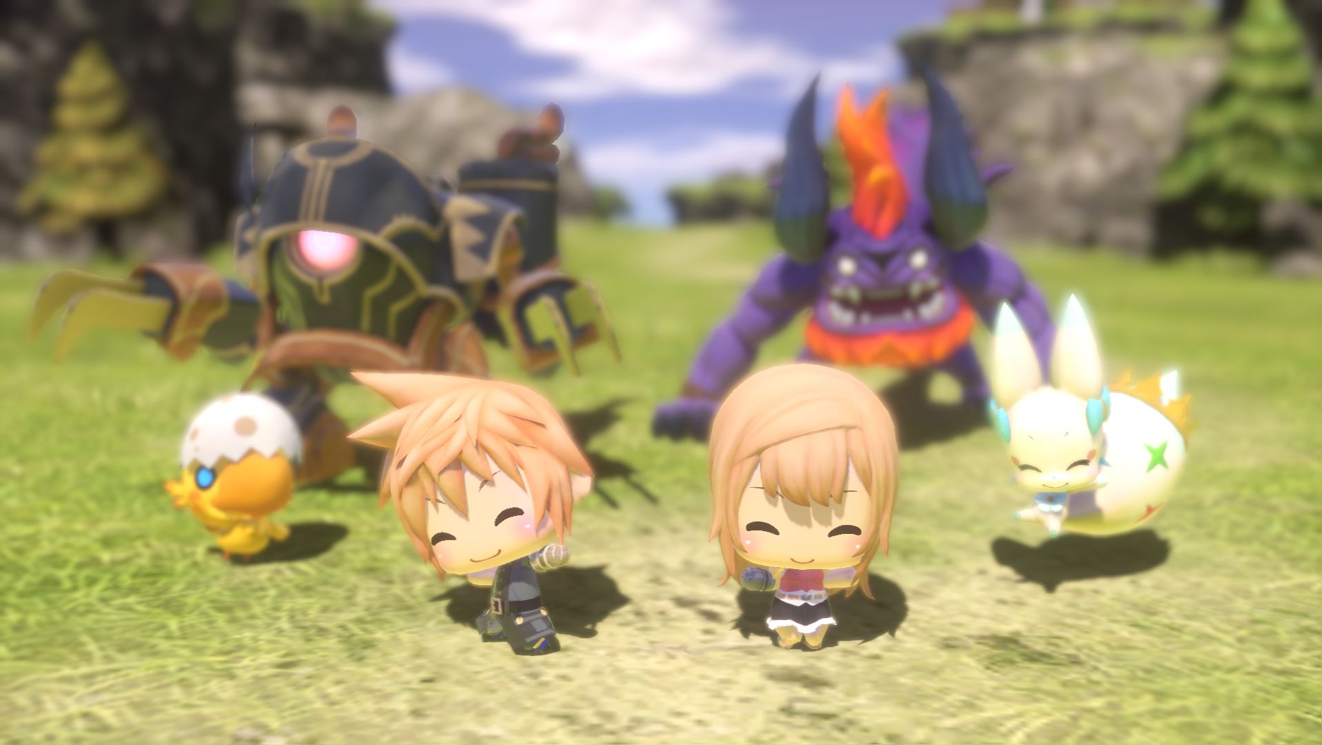 World Of Final Fantasy S Next Patch Will Fix Ps4 Pro Problem That Makes The Game Blurry Vg247 - what to do in the fantasy world puzzle in roblox