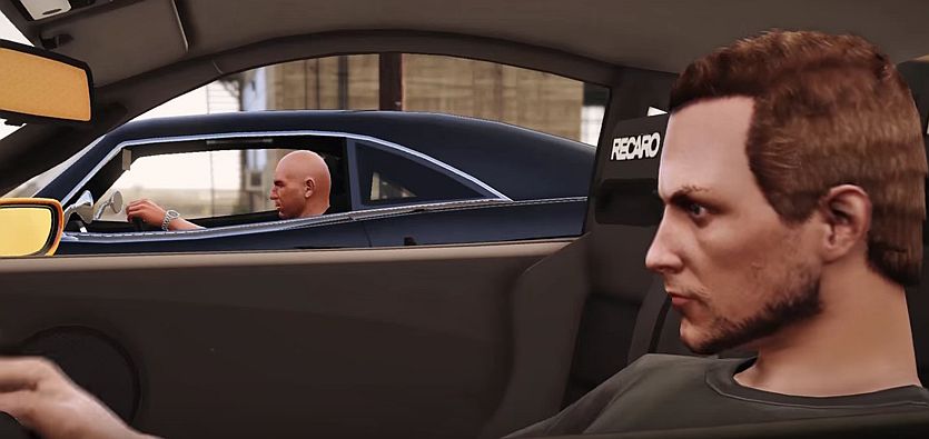 GTA 5 video recreates The Fast and the Furious race scene with the train