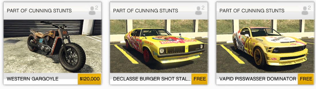 New Stunt Races and Vehicles Added to GTA Online: Cunning Stunts