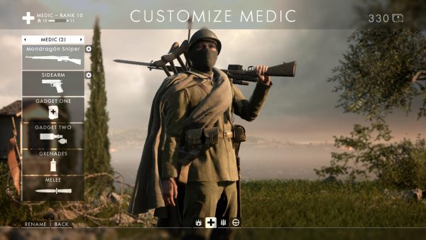 how to change loadout battlefield 1