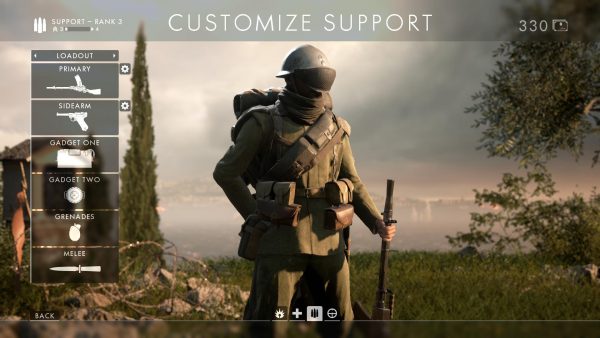 how to change loadout battlefield 1