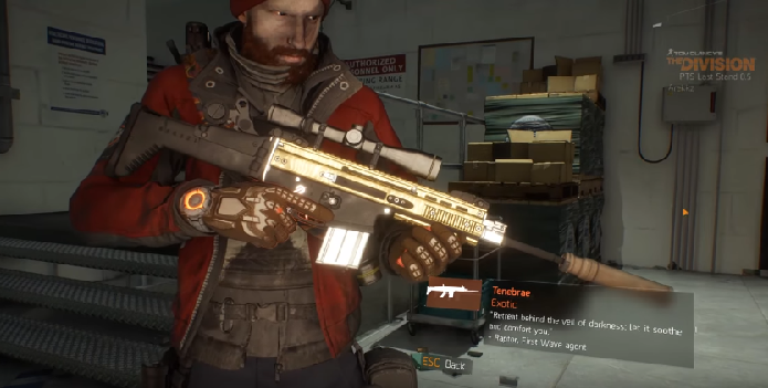 The Division patch 1.6: Tenebrae unique marksman rifle evaluation The Division patch 1.6: Tenebrae unique marksman rifle evaluation