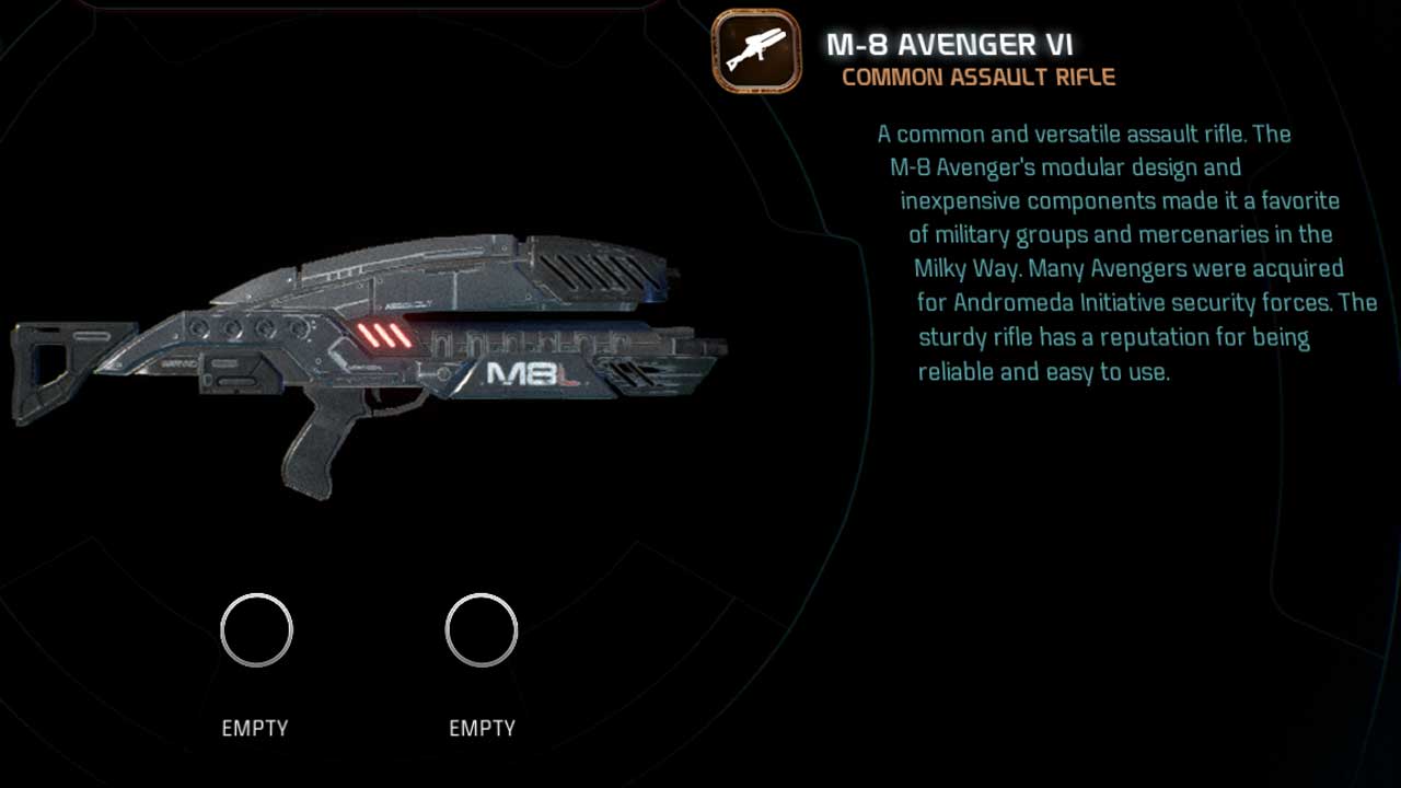 mass effect andromeda deluxe edition weapons not working