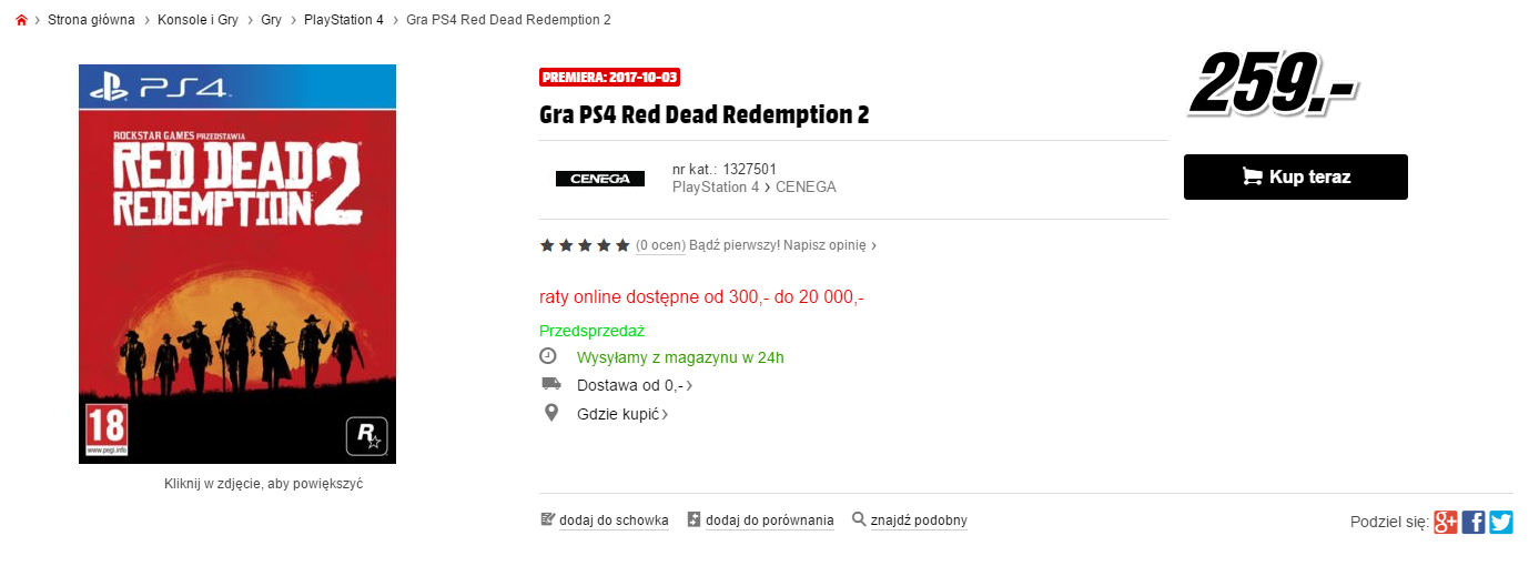 red dead redemption 2 release date