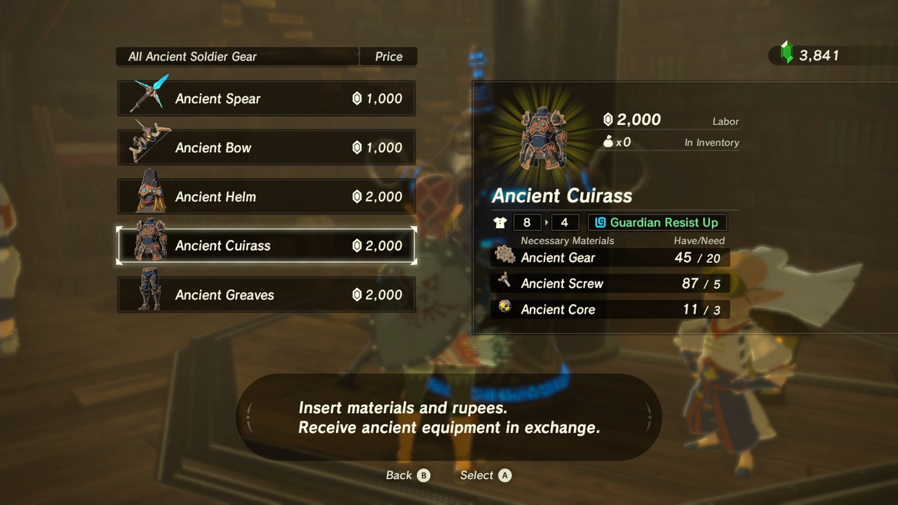 Zelda: Breath of the Wild – how to get the Ancient Armor | VG247