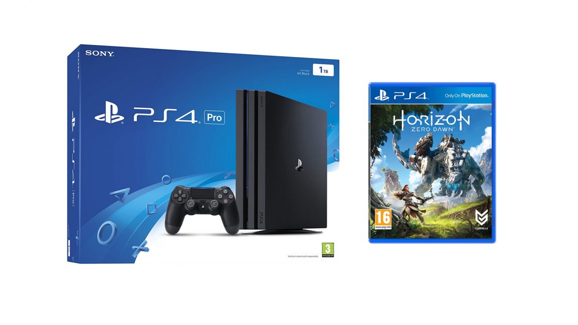 PS4 Pro with Horizon Zero Dawn