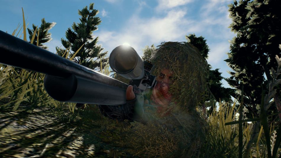 Playerunknown S Battlegrounds You Won T Realise How Powerful The Ghillie Suit Is Until You See This Gif Vg247 - ghillie suit roblox id