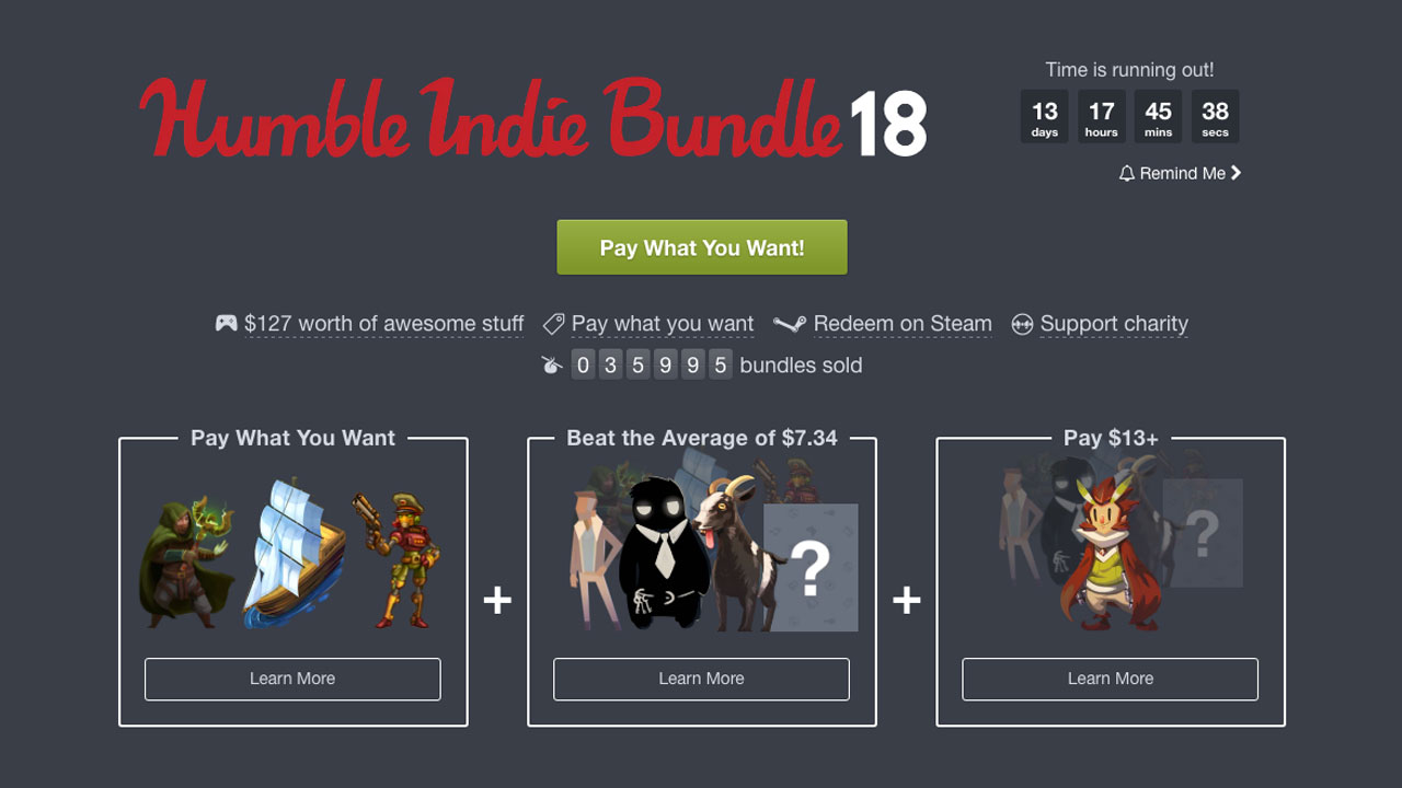 Humble Bundle is again in its purest kind this week, and introduced some nice video games with it