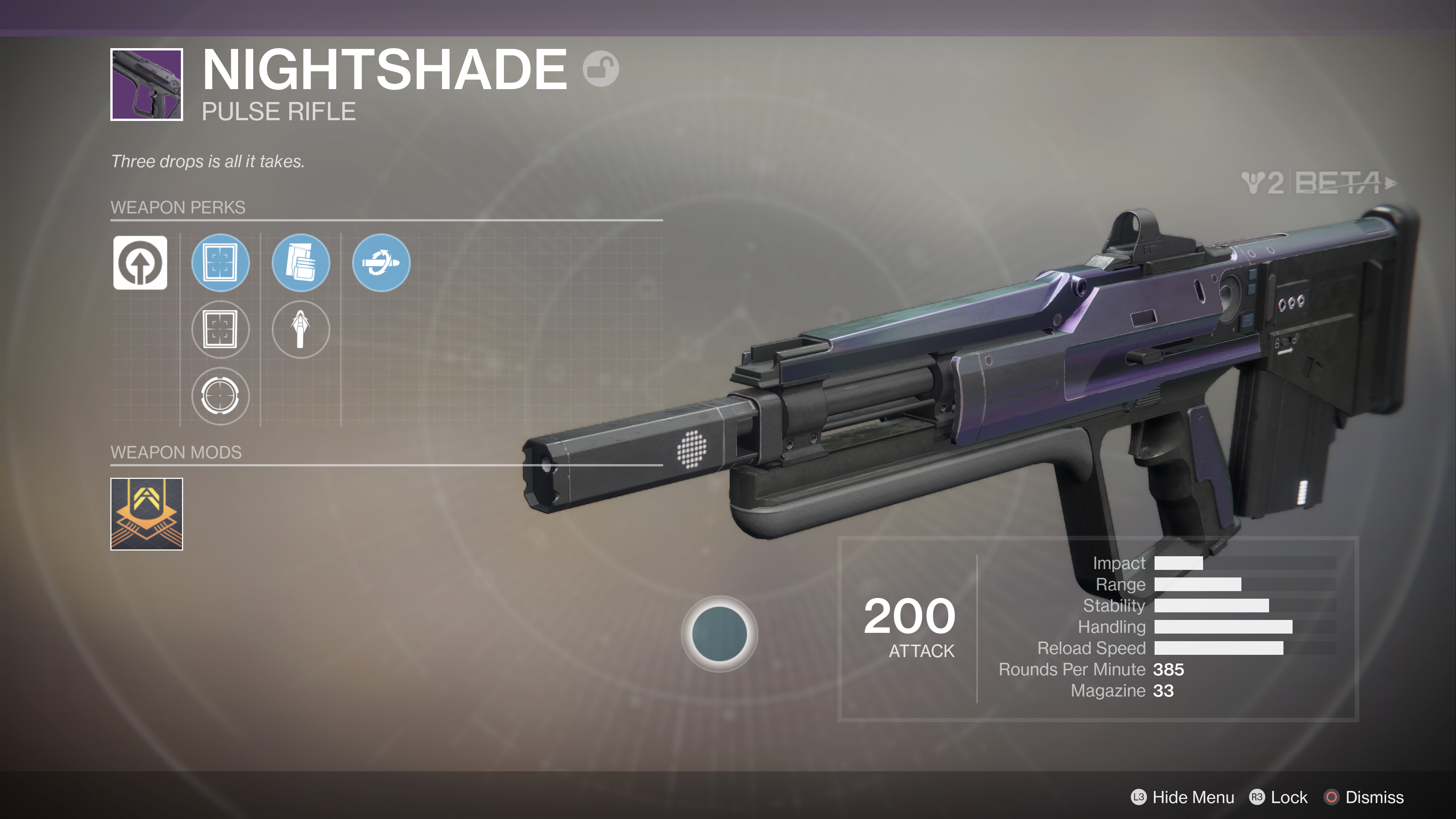 destiny 2 beta nightshade