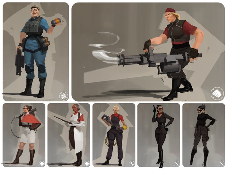 team fortress 2 concept art