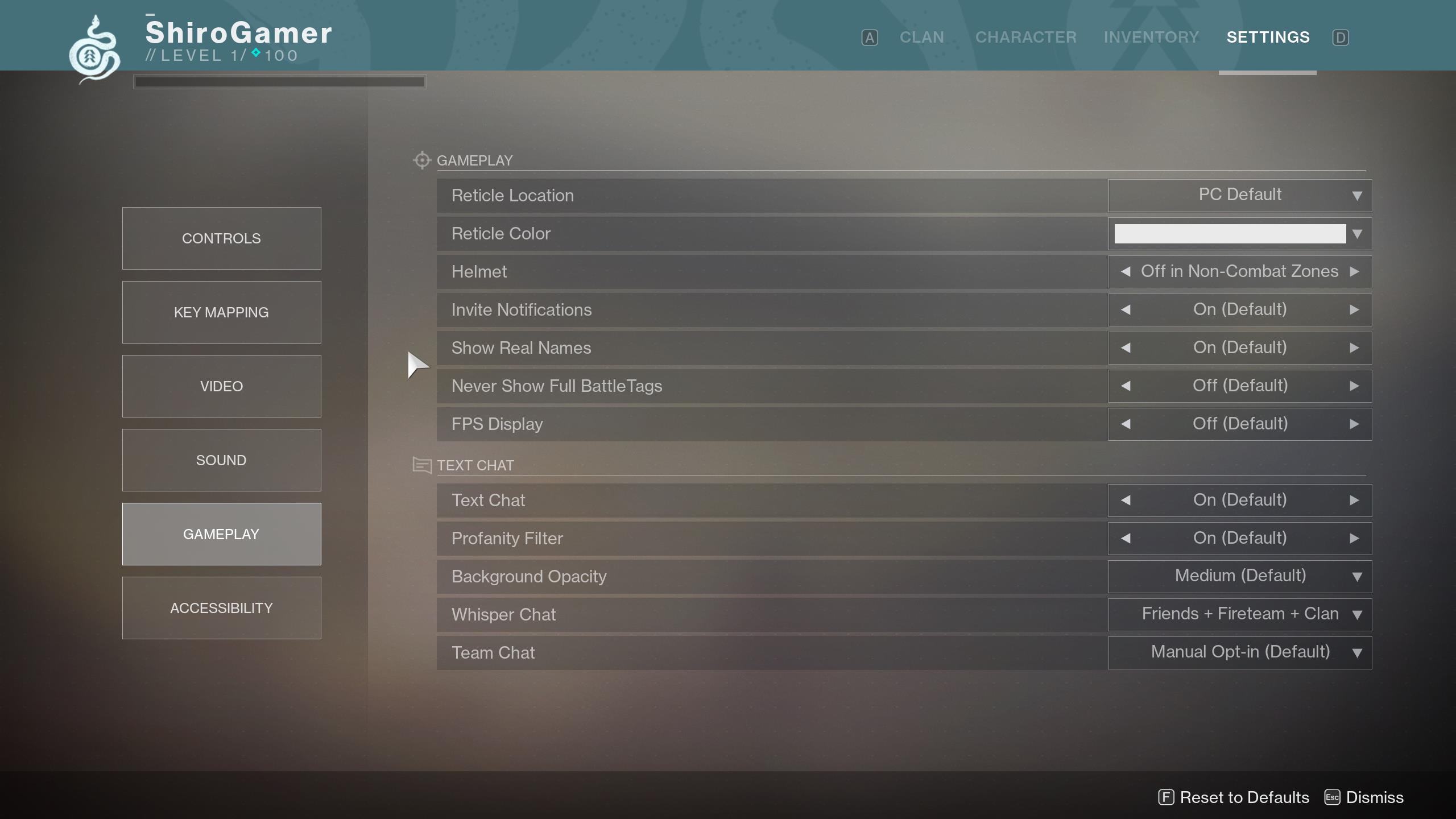 Destiny 2 PC: here's everything the settings menu has to offer