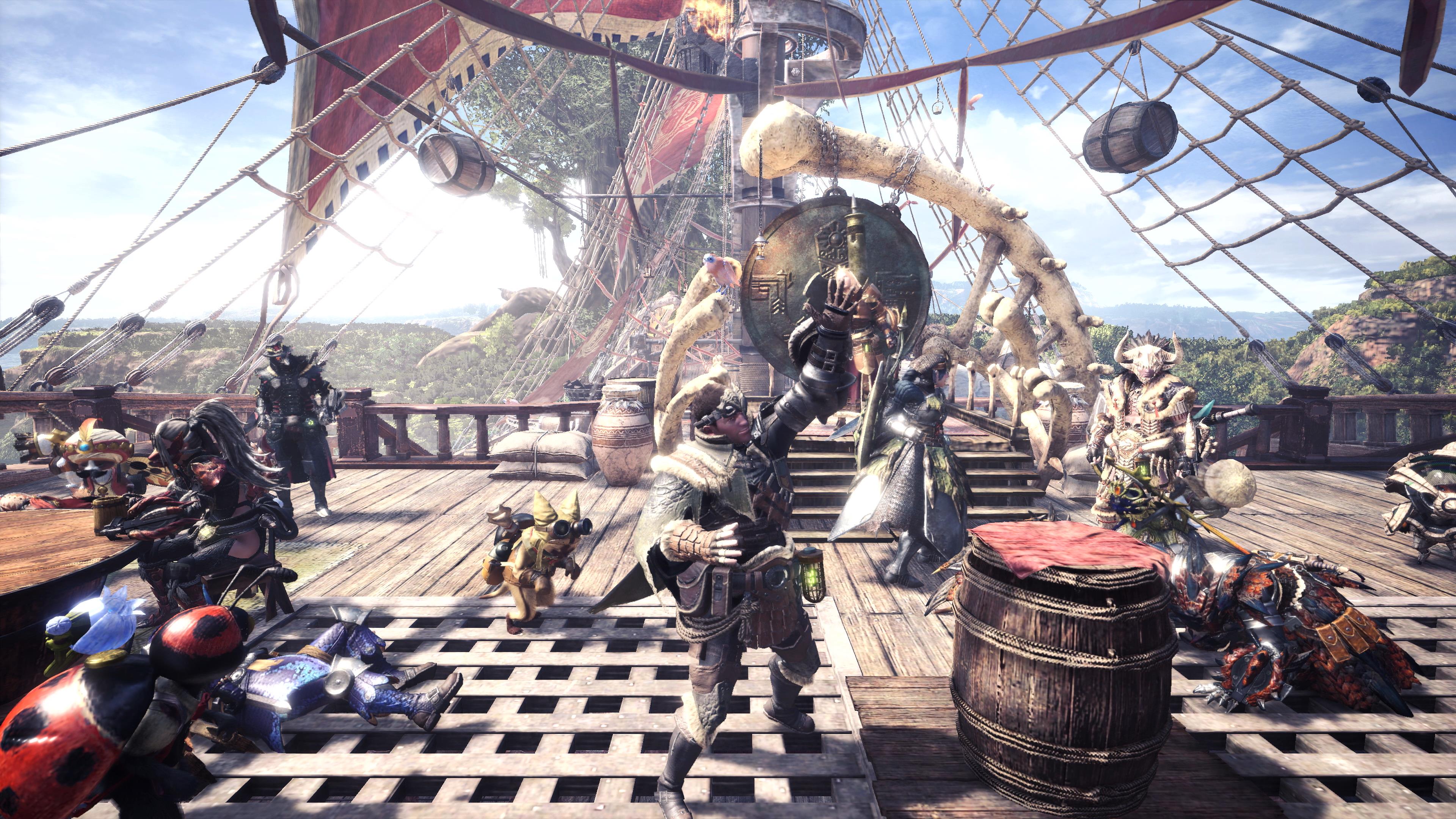 monster hunter world pc squad