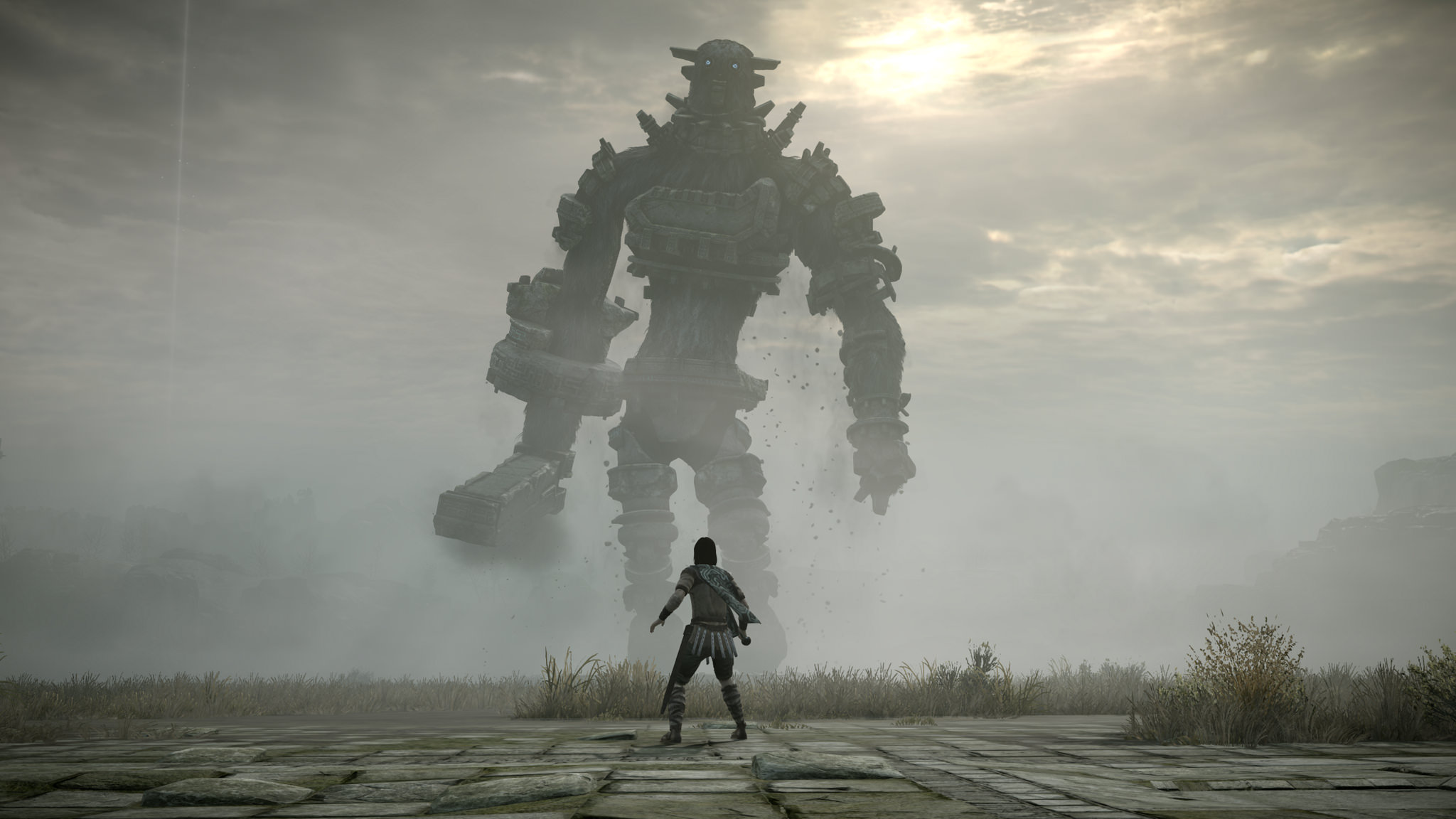 One of the Colossi in Shadow of the Colossus