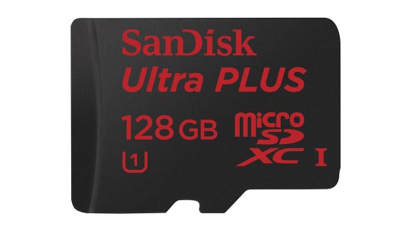 SanDisck Ultra Plus MicroSDXC 128GB card