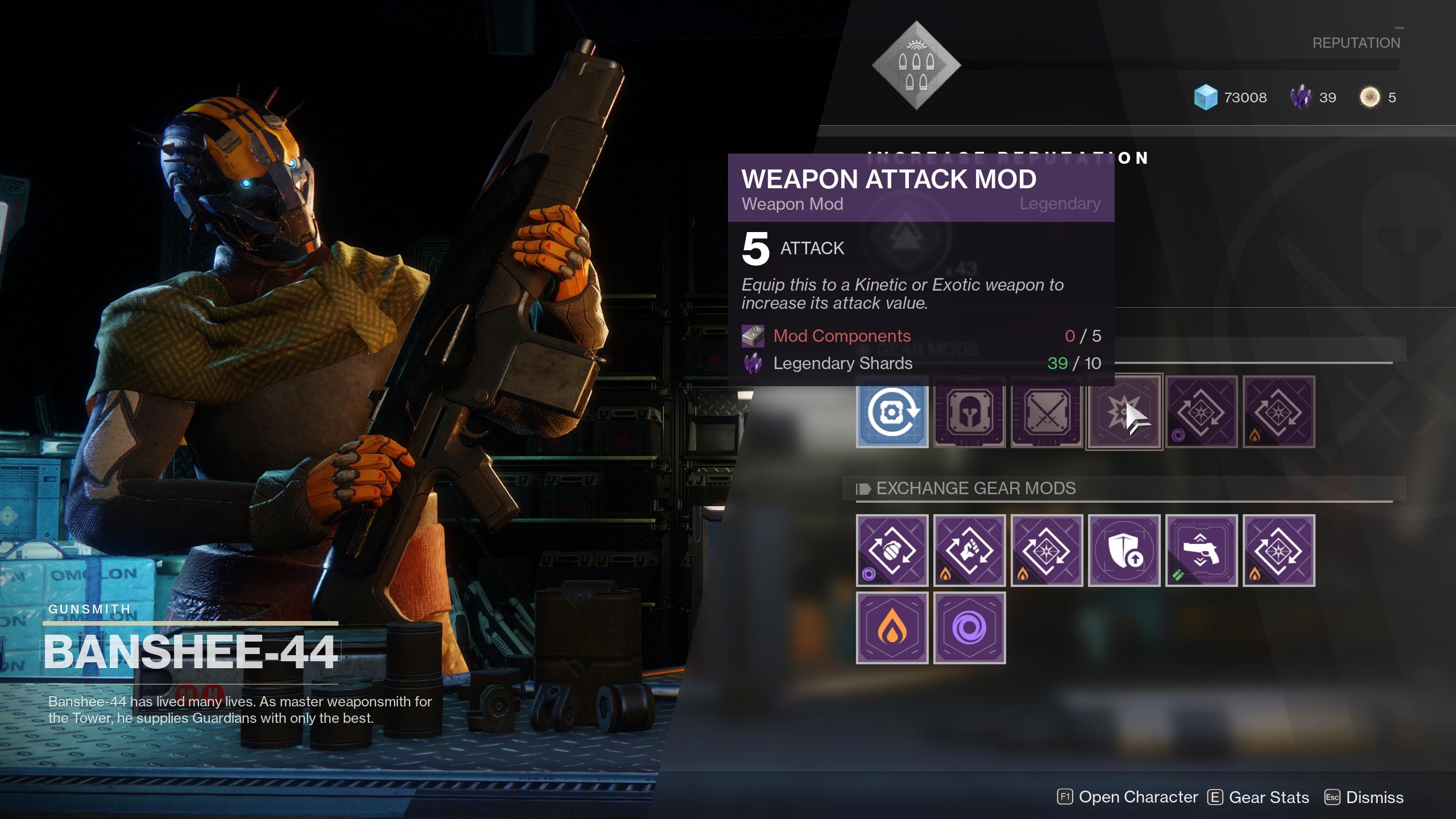 weapon attack mod destiny 2