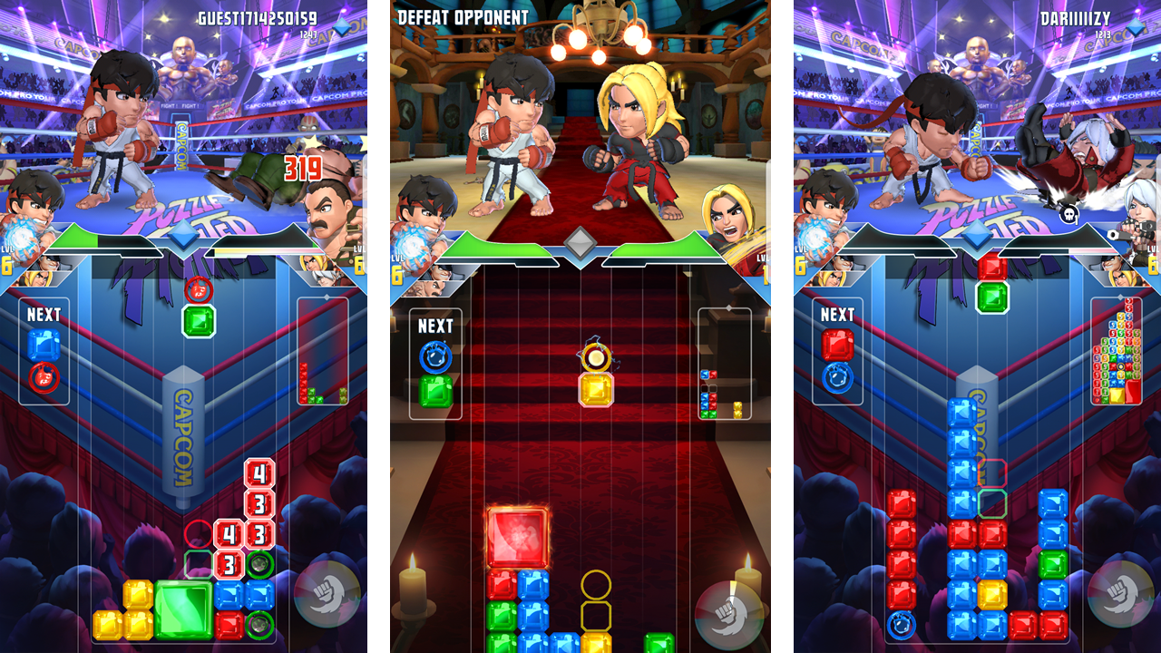 Puzzle Fighter Melhor Jogo Para Mobile IOS e Android 