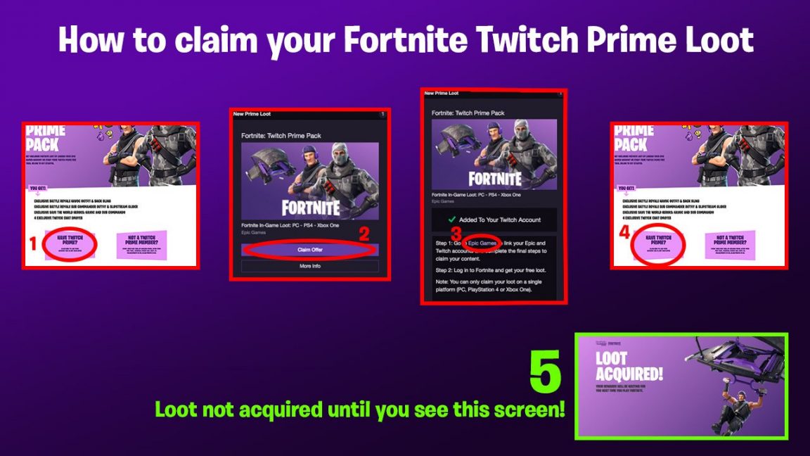 Claim this TWITCH PRIME PACK 3 in Fortnite *FREE ITEMS* (New Fortnite X Twitch Prime Loot)