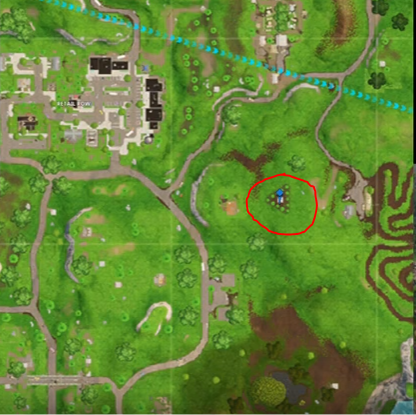 Fortnite Moisty Mire treasure map location VG247