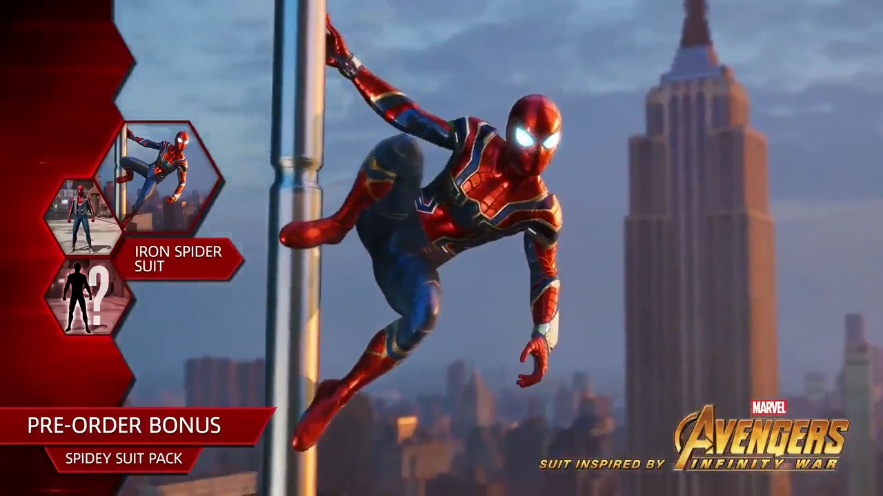 Avengers Infinity War Iron Spider Suit Confirmed For Spider Man Ps4 Vg247 - spider man ps4 roblox