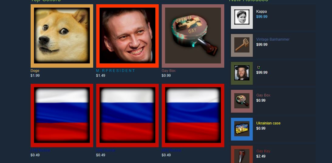 Steam Games Abstractism Is Virus Crypto Miner and TF2 Scam Items 