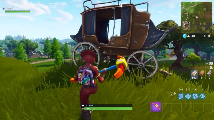 fortnite watch a wild west stagecoach appear out of thin air as map continues to change gamemax - fortnite stagecoach