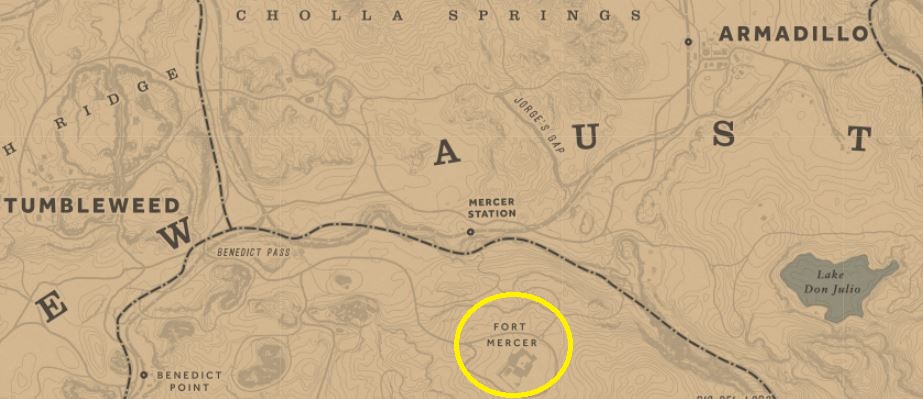 Redemption 2 gang hideouts map - all gang | VG247