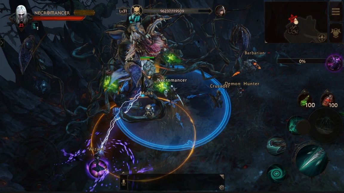 Despite of partially developed by Chinese Team, Diablo Immortal