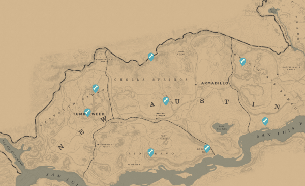 Red Dead Redemption 2 dinosaur bones locations | VG247