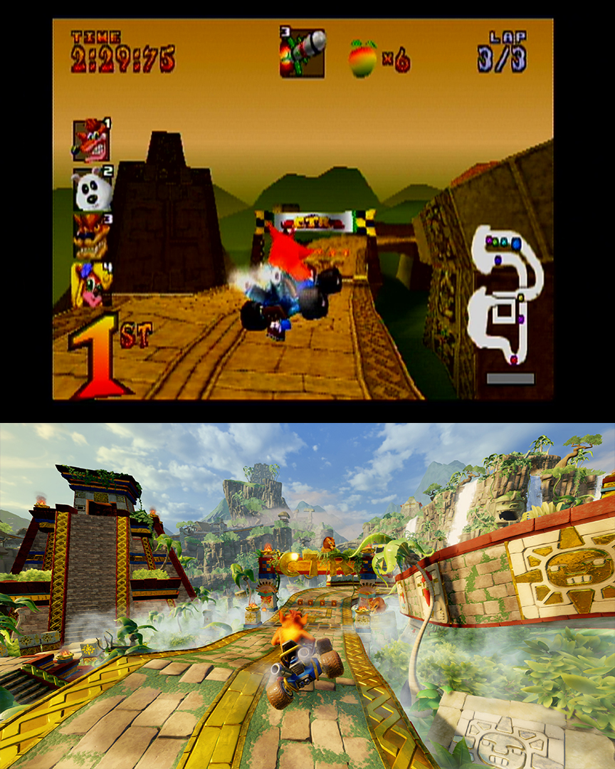 crash team racing ps1 power slide