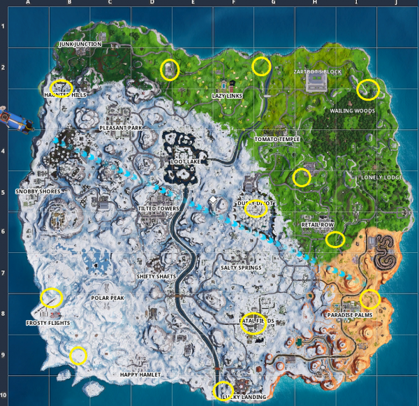 Picture Of Season 7 Fortnite Map