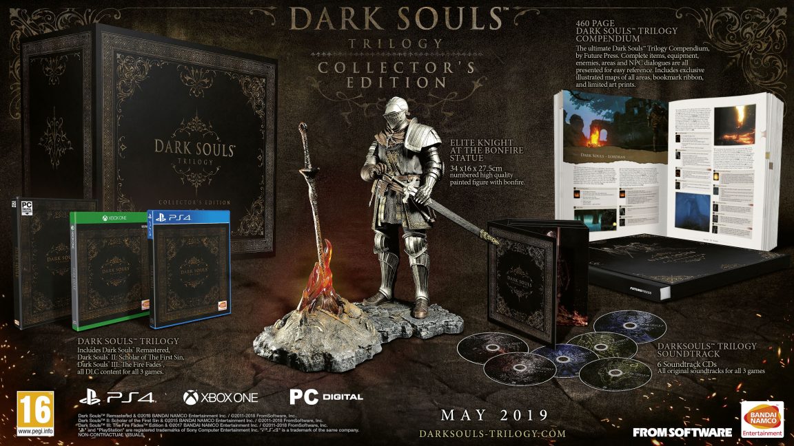 Folks With 449 99 To Spend Can Pre Order The Dark Souls Trilogy Collector S Edition