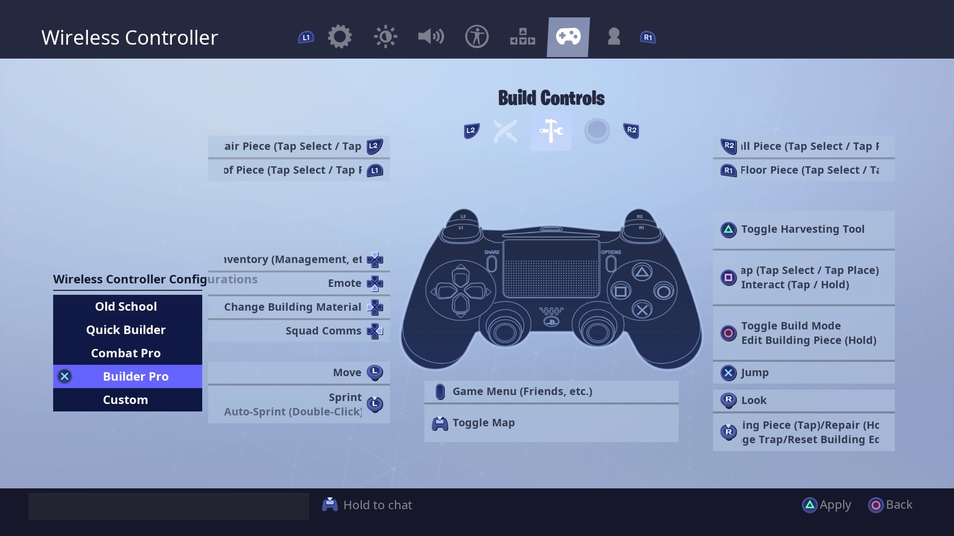 fortnite pc dualshock 4