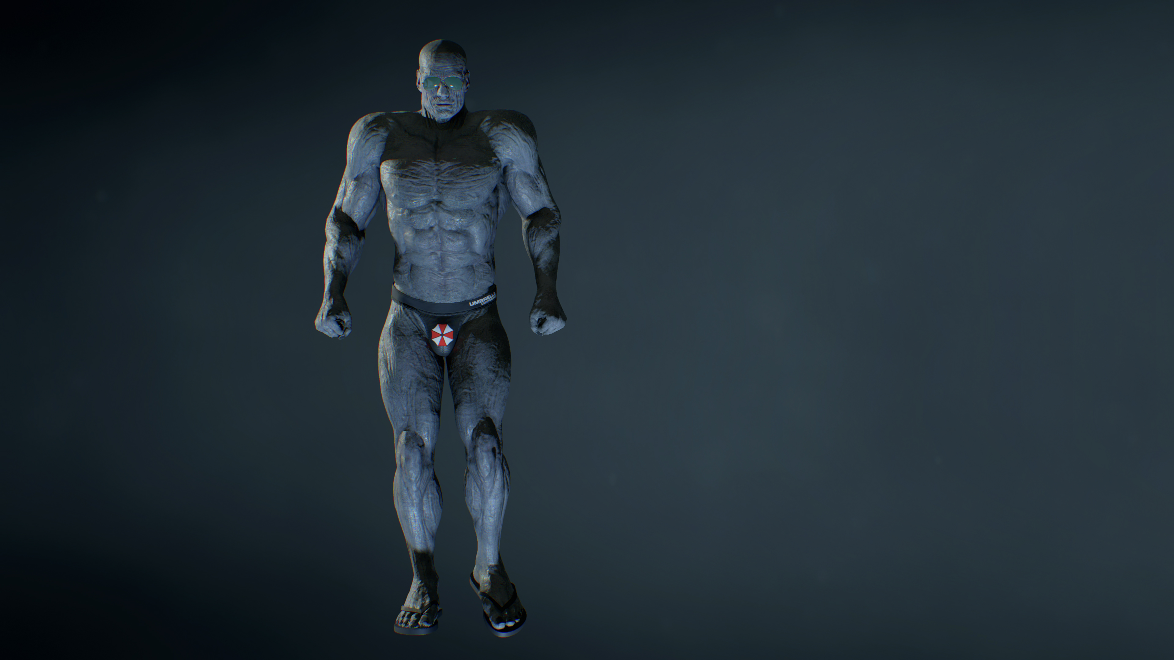 Resident Evil 2 Speedo Mod For Mr X Is Rather Terrifying - roblox beach boy