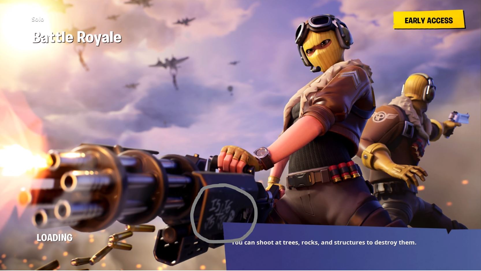 fortnite season 9 week 1 secret battle star the loading screen - fortnite banner loading screen 2