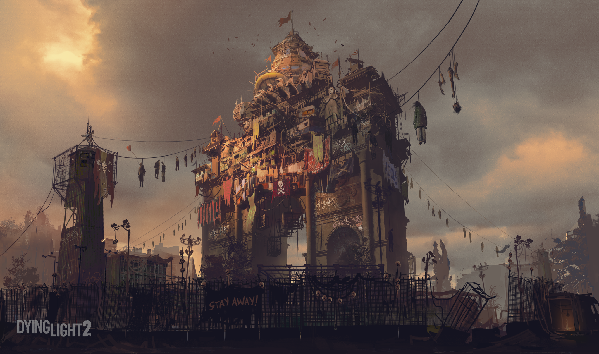 Exclusive Dying Light 2 Concept Art Shows The Base Of Some Post Apocalyptic Football Hooligans Vg247