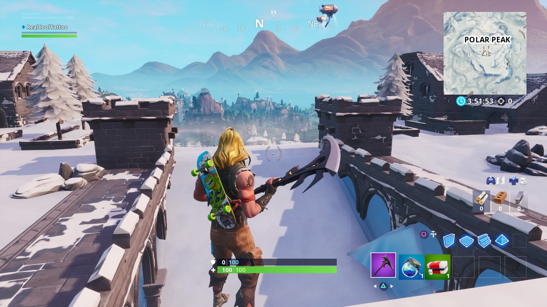 Fortnite Monster Steals Polar Peak Castle And Swims Around With It Because Why Not Vg247