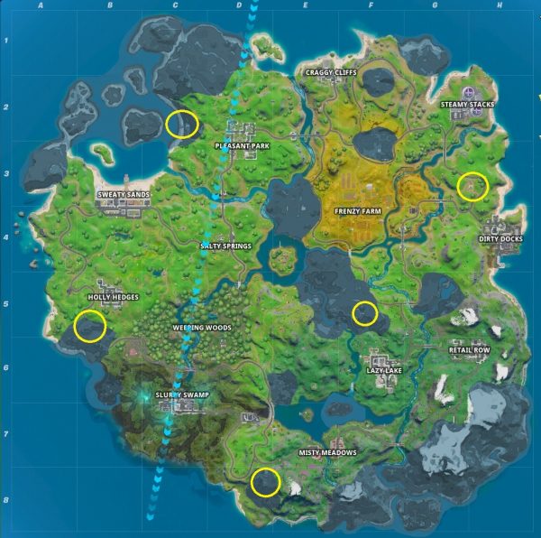 Fortnite Ego Camps Fortnite Chapter 2 Where To Find E G O Outposts Vg247