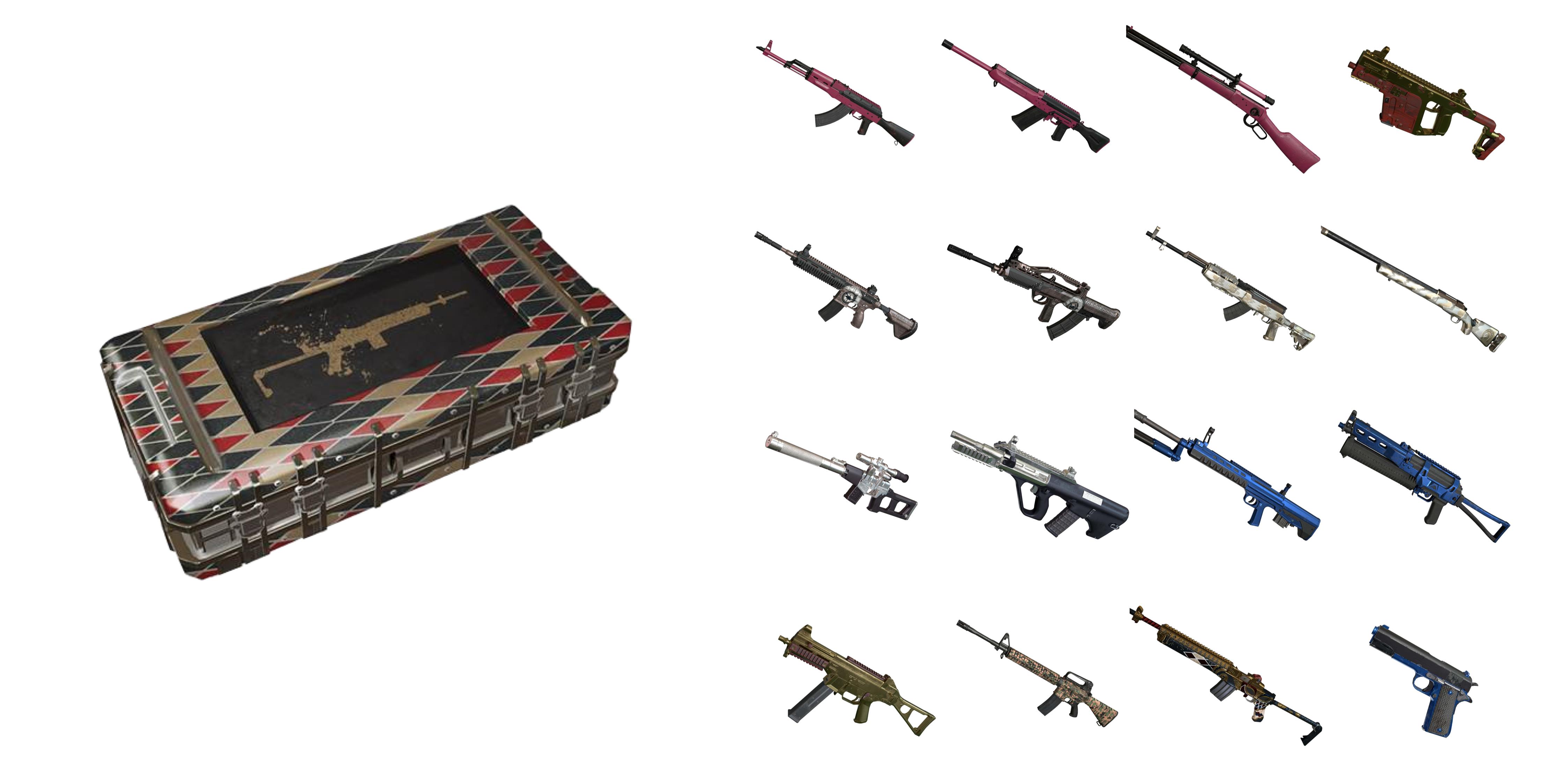 items in crates in playerunknowns battlegrounds