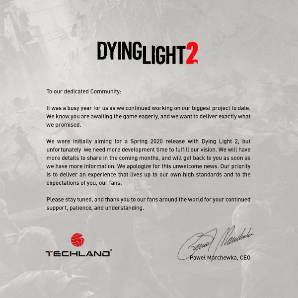 Techland announces Dying Light 2 launch will be delayed - 19