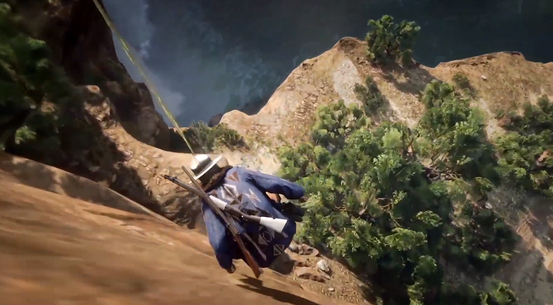 “Vomit roping” is a brand new approach in Red Dead Redemption 2 for stopping fall harm by puking “Vomit roping” is a brand new approach in Red Dead Redemption 2 for stopping fall harm by puking