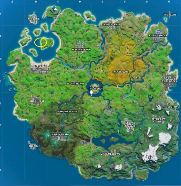 Fortnite  Where to find Travis Scott s stage near Sweaty Sands - 13